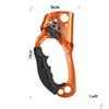 Cabos, Slings e Cordões de Webbing Ao Ar Livre Escalada Srt Profissional Mão Ascender Dispositivo Mountaineer Handle Esquerda Direita Corda Drop De Dhxt8