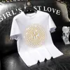 Heren T-shirts 2023 Strass Bloemen T-shirt Voor Mannen Zomer Tops Fashion Strtwear Korte Slve O Hals Slanke T-shirts man Camiseta Masculina T240401