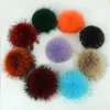 Porte-clés 15 cm boule de fourrure pompon porte-clés sac de haute qualité accessoire cadeau porte-clés pendentif vêtements chapeaux accessoires charme