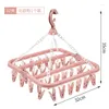 Hangers 32 Clip Droogrek Multifunctioneel Binnenbalkon Plastic Kleerhanger Kinderen Baby Huishoudelijke Sokkenrekken