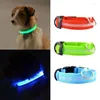 Dog Collars Y5LE Light Up Collar Adjustable Glowing Pet For Night Easy To Use