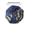 Berets coreano denim tecido octogonal boina retro mulher colorido padrão pintor boné elegante senhora moda chapéus