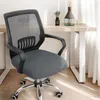 Housses de chaise housse de bureau élastique pour ordinateur fauteuil extensible fendu housse de siège Anti-poussière chaises de bureau pivotantes housse