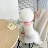 Cão vestuário verão bonito oco arco pet colete fino respirável camiseta gato roupas filhote de cachorro bichon yorkshire pequeno chihuahua