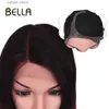 Perruques synthétiques Bella Lace Wig synthétique 30 pouces de long perruque droite Rose résistant à la chaleur ombre Pose rose partie droite coiffure perruque en dentelle pour les femmes Y240401