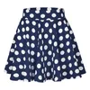 Sassy and Playful Women's Polka Dot Flared Mini Skirt in a Stunning Red Color perfect for the Summer Season