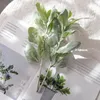Decorative Flowers Artificial Realistic Stachys Baicalensis Leaf For Home Decoration Wedding Set Of 2 Fade-resistant Ins
