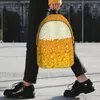 Sac à dos en mousse de bière, sac à dos pour garçons et filles, cartable de dessin animé pour enfants, sac à dos de voyage à bandoulière de grande capacité