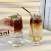 Bicchieri da vino Semplice bicchiere a bolle Ghiaccio creativo Tazze da caffè americane Latte Tè Succo di frutta Tazza per bevande fredde Accessorio per bicchieri d'acqua per la casa