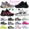 Original con caja OG Lujo balegiaga Runner 7.0 Mujer Hombre zapatos casuales Paris Runner Transmitir sentido belanciaga BURDEOS Deconstrucción zapatillas de deporte mocasines jogging 7