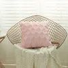 3D Ruit Pluche Kussensloop Geometrische Decoratieve Sierkussen Case Zachte Gezellige Bed Sofa Kussenhoes voor Nordic Home Fall Decor