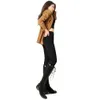 2024 Autumn/Winter Black Jeans Dames Hoge taille Slimoire veelzijdige nieuwe elastische slanke fit voeten broek