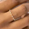 Anneau de créateur pour femmes minuscules petits ensembles de couleur dorée de couleur cubique zircone midi doigt anniversaire de mariage bijoux accessoires cadeaux kar229