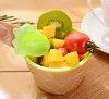 Besteksets Leuke plastic ijskom met lepel Milieuvriendelijke dessertcontainer Set Beker Kinderservies