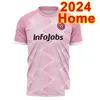 Fotbollströjor 2024 Porcinos FC Nadir Jacobo O.Coll Home Powder Color Football Shirt Short Sleeve Aldt Uniforms Drop Delivery Sport O Otway