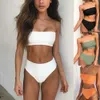 2019 New Bikini Sexy Bra Couleur de maillot de bain Womens High Bikini Bikini