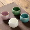 Cups Saucers 1pcs Japanese Ceramic Tea Cup Porcelain Bowl Espresso Pottery Coffee Mug Afternoon Teacup Mugs Wholesale