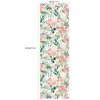 Fonds d'écran Boho Floral Peel and Stick Wallpaper Pivoines Amovible Rose Vert / Rose / Blanc Papier de contact auto-adhésif