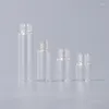 Bouteilles de stockage 20/50/100 pièces 1 ml/2 ml/3 ml/5 ml Mini flacon compte-gouttes en verre Transparent avec Pipette pour flacon de liquide d'huile essentielle