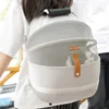 Cat Carriers Canvas Backpack Window Fashion Large Size Panoramic Modern Universal Leather Carrier Suitcase Portable Para Perros Dog Supplies
