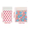 Gift Wrap 50Pcs/Pack Transparent Plastic Star Jewelry Self-adhesive Bag Candy Card Holder Po Animation Storage Package Bags