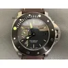 Klockor för Luxury Mens Mechanical Watch Automatic Sapphire Mirror 47mm 13mm Importerat Rubber Watchband varumärke Italien Sport armbandsur NY43