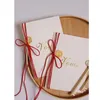 Party Decoration 2pcs Ins Style Wedding Vow Card With Pennor Vows Book For Vintage Stamping Light Luxury Deklaration Handkort 14x20cm