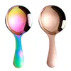 Spoons 1PC Stainless Steel Short Handle Round Head Spoon Baby Ice Cream Scoop Dessert Cute Mini Tea Kitchen Accessories