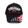 2024 Trump Hat Casquette d'élection présidentielle américaine Casquettes de baseball Casquettes de sport en coton à rebond réglable FY8669 0401