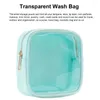 Bolsas de almacenamiento Bolsa de servilleta Transparente Tocador Impermeable Mini Organizador de maquillaje para mujeres Niñas Moneda de PVC