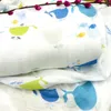 Cobertores Baby Blanket Swaddle Wrap para Born Bamboo Cotton Bedding Bath Bath Bath Muslin Soft Breathable 120 120cm Kids Nest