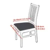 Chair Covers Christmas Seat Dustproof Removable Cushion Slipcovers Home Decoration For Kitchen Dining Room Office