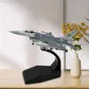 Vliegtuigen Modle 1/100 F16C Fighter Kinderen Speelgoed Diecast Legering Model voor Plank TV Kast Vliegtuigen Model Display Stand Desktop Decoratie YQ240401