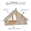 Tents And Shelters Professional Outdoor Custom Cotton Canvas Glamping Tent Inflatable Camping Waterproof Cabin