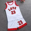 Kids Basketball Jersey Sets Boys and girls Basketball Uniforms Sport Kit customize Blank Youth Training basketball jerseys short 240315