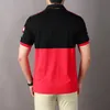 Recomendação do designer, camisa POLO masculina de algodão puro com mangas curtas, gola virada para baixo e detalhes bordados, nova tendência de roupas casuais de alta qualidade.