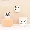 Savon fait à la main 50 pièces / boîte Panda Brouilles de savon portable Portables Mini Mini Soap Striches Utilisées pour le camping Randonnée Papier de savon sportif extérieur Y240401