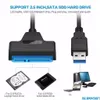 Connecteurs de câbles d'ordinateur S USB 3.0 vers SATA Adaptateur Convertisseur pour 2,5 pouces SSD / HDD Support UASP Transmission de données haute vitesse Drop Del Otcaa