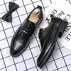 Casual Shoes Classic Men's Genuine Leather Lace Up Business Office Suit High Quality Dress