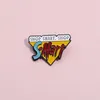 childhood classic game movie film quotes enamel pin Cute Anime Movies Games Hard Enamel Pins Collect Metal Cartoon Brooch Badges