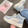 Schuhe Blue Platform Sneakers Damen Sports Schuhe Vintage lässige Vulkanize Kawaii Lolita Harajuku School Boot Frauen Wohnungen Neue Trend