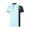 Nowa odzież golfowa męska koszula sportowy Szybki suszenie koszulka golfowa z krótkim rękawem