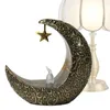 Party Decoration Eid LED Lights Holiday Retro Candle Holders Tabletop Elegant Lantern Battery Powered Night Light