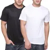 Męskie koszulki hx stałe kolory męskie koszulki letnie cienkie koszulki z krótkim rękawem harajuku swobodne topy mężczyzn ubrania s-5xl kropla