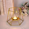 キャンドルホルダーSV-Nordic Golden Wrought Iron Holder Wedding Props Home Decoration Bedroom Crafts