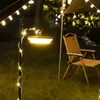 LED -strängar laddningsbara strängbelysning Julbröllopsdekoration Lykta 10m strip utomhus campingtält Canopy Garden Yard Star Lamp YQ240401