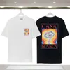 Ltaly novo estilo mens camiseta marca de moda tshirt mulheres designer camisetas luxe tshirt casablanca roupas unisex luxo tops camiseta verão tripulação pescoço manga curta