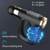 Massage Gun Full Body Massager Pulse Hot Compress Fascia Head Electric Neck Guns Relaxing Back Led Muscle Relaxation For Relief yq240401