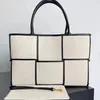 Candy Arco Tote Leather Weave Luxurys Designer Sac pour femme sac à main et sac à main