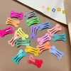 Vêtements de chien 100pcs mignon épingle à cheveux coloré forme d'os chiot chiens pinces à cheveux chaton chat barrettes accessoires de toilettage pour animaux de compagnie